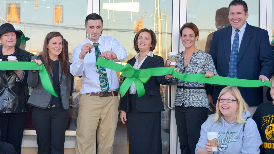 Starbucks Ribbon Cutting